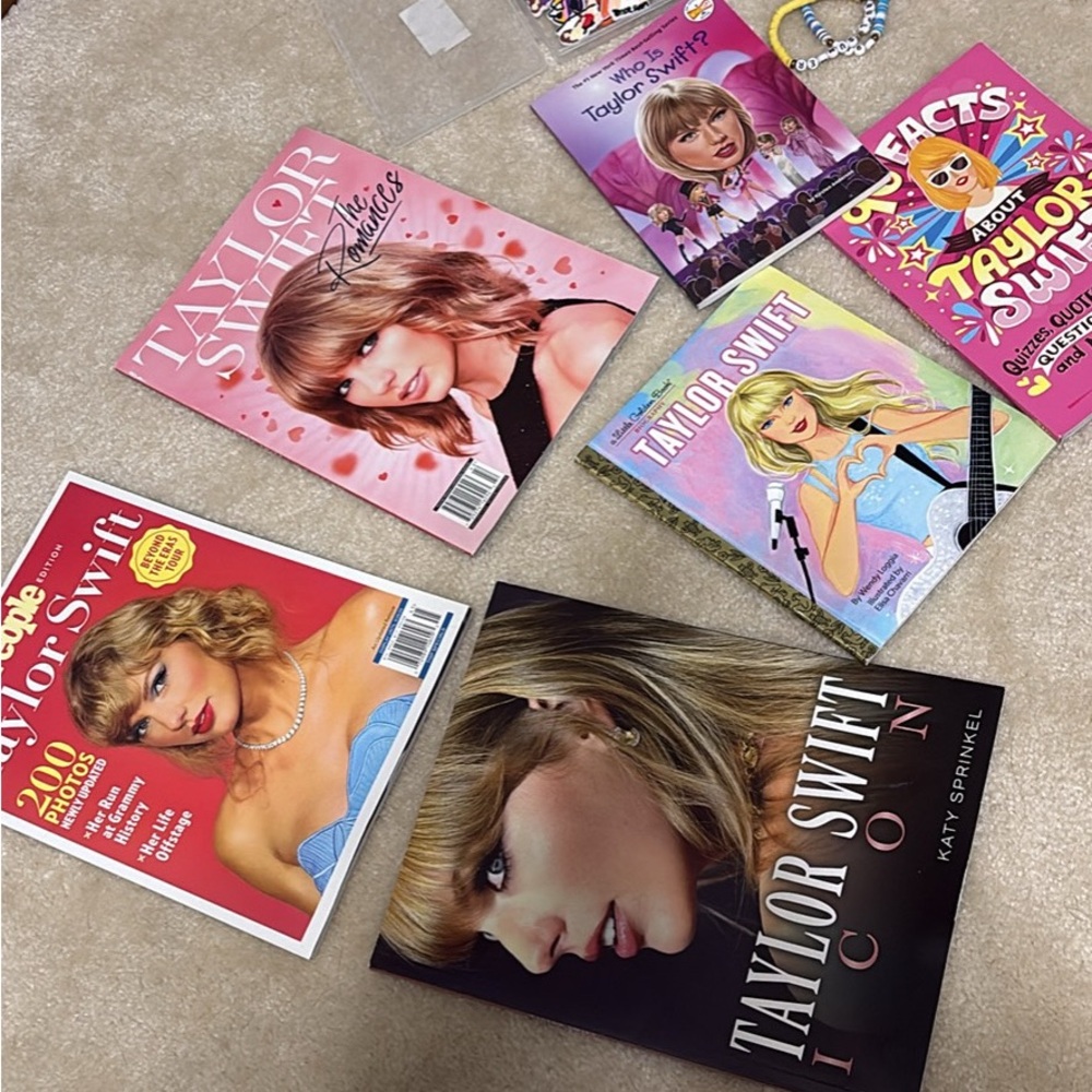 Taylor Swift Magazines Books Jibbetz and Bracelets